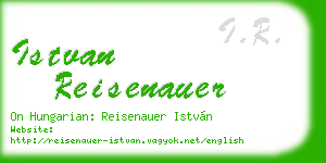 istvan reisenauer business card